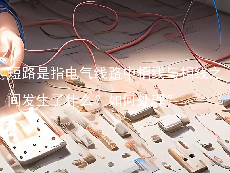 短路是指电气线路中相线与相线之间发生了什么？如何处理？ 电气线路中相线与相线之间发生短路是如何发生的？如何有效处理短路问题？