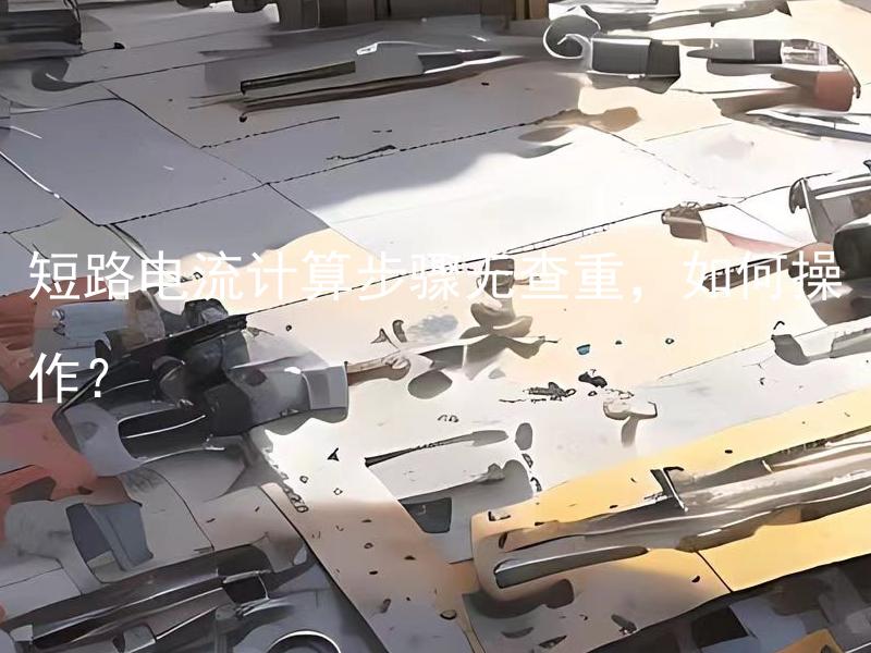 短路电流计算步骤无查重，如何操作？