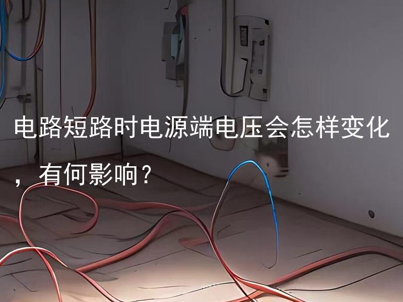 电路短路时电源端电压会怎样变化，有何影响？ 电路短路时电源端电流会发生什么变化，会对电源产生怎样的影响？