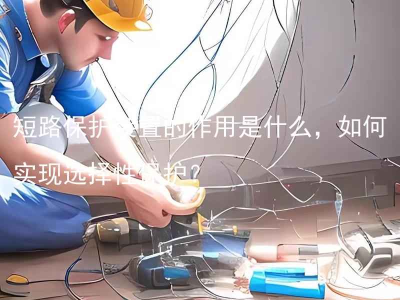 短路保护装置的作用是什么，如何实现选择性保护？ 短路保护装置的作用是什么，如何设置适当的延迟时间？