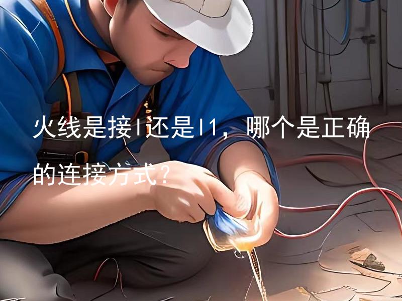 火线是接l还是l1，哪个是正确的连接方式？ 火线是接L还是L1，哪个是正确的连接方式？电工方面的专家，请教一下为什么火线连接分线盒时，应该接L而不是L1？