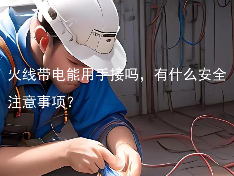 火线带电能用手接吗，有什么安全注意事项？ 火线带电能用手接吗，为什么不能用手接触？