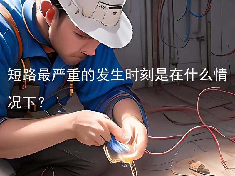 短路最严重的发生时刻是在什么情况下？ 电路短路对设备和人员来说最具威胁的是什么时候？