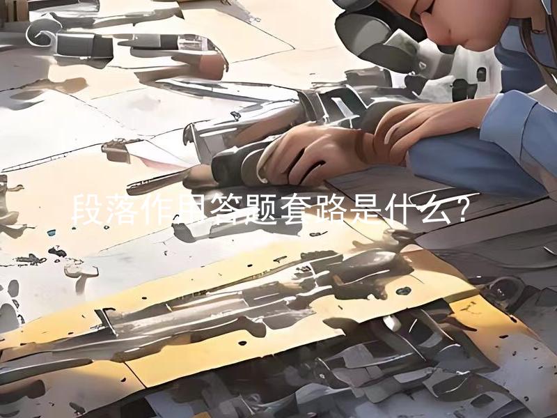 段落作用答题套路是什么？ 段落作用答题怎样更好的掌握呢？