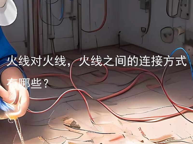 火线对火线，火线之间的连接方式有哪些？ 火线对火线，常见的火线连接方式有哪些？