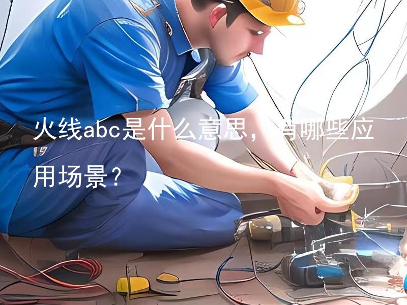 火线abc是什么意思，有哪些应用场景？