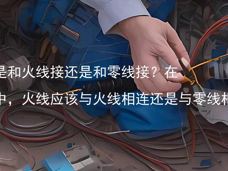 火线是和火线接还是和零线接？在电路中，火线应该与火线相连还是与零线相连？ 在电路中，火线应该与火线相连还是与零线相连？-Electric circuit: Should the live wire be connected to the live wire or to the neutral wire?