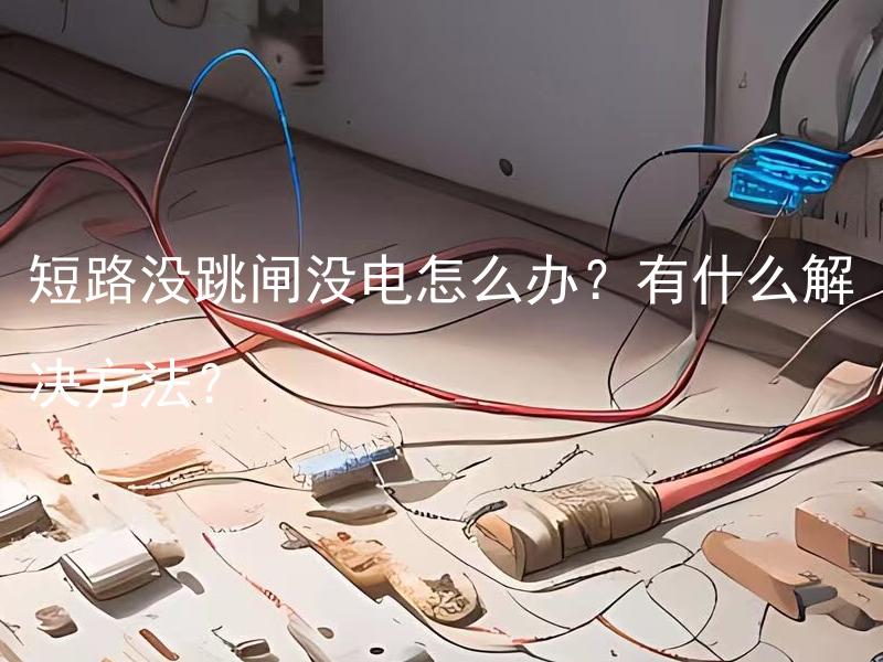 短路没跳闸没电怎么办？有什么解决方法？ 短路没跳闸没电是什么原因导致的？如何解决？