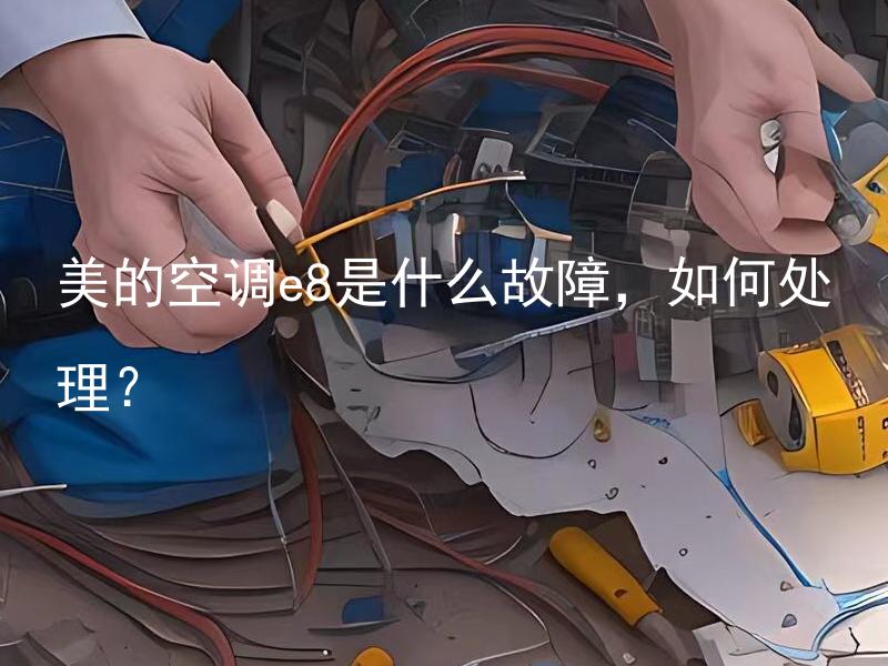 美的空调e8是什么故障，如何处理？ 美的空调e8出现了什么故障，应该怎么解决？